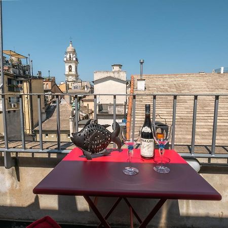 Attico Palazzo Giustiniani Acomodação com café da manhã Génova Exterior foto