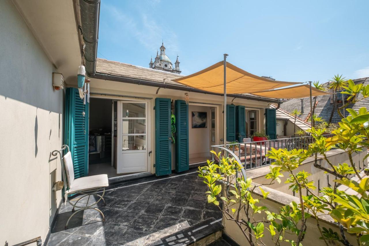 Attico Palazzo Giustiniani Acomodação com café da manhã Génova Exterior foto