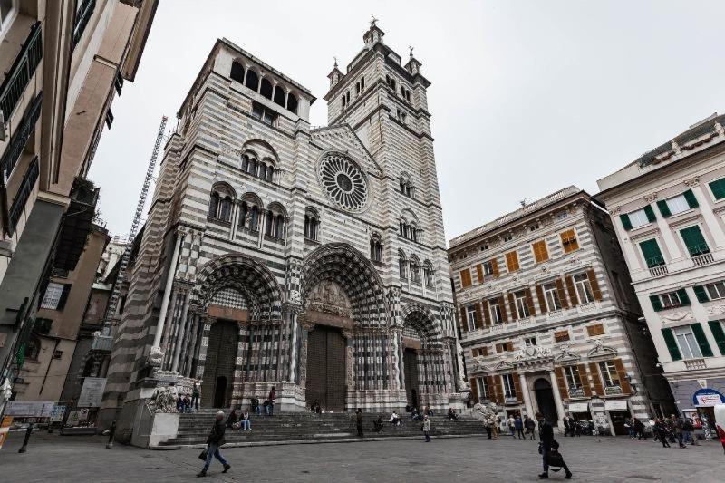 Attico Palazzo Giustiniani Acomodação com café da manhã Génova Exterior foto
